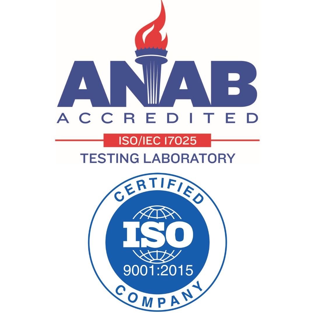 Accredited and Certified Testing Methods